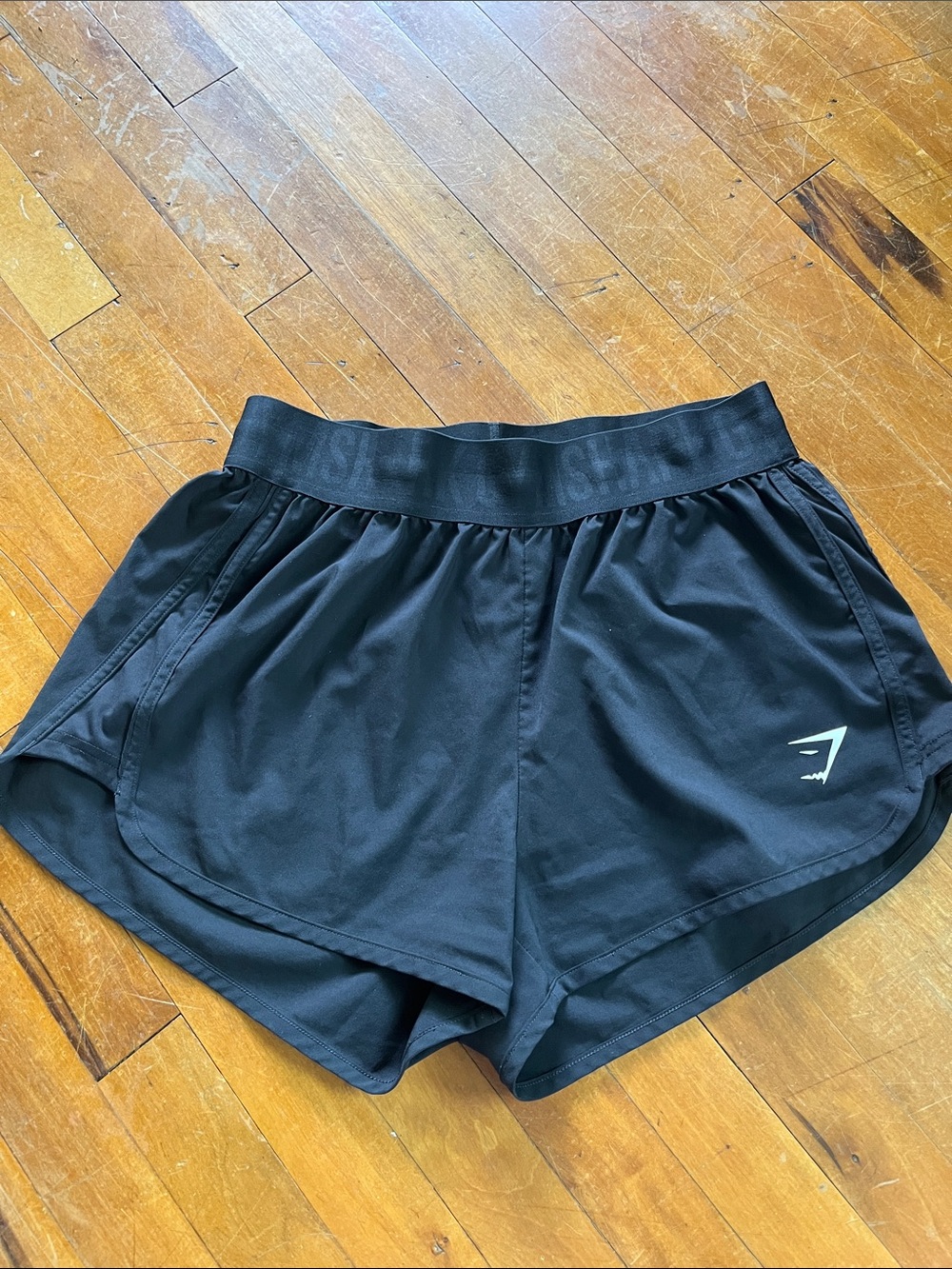 Gymshark Black Women's Athletic Running Shorts